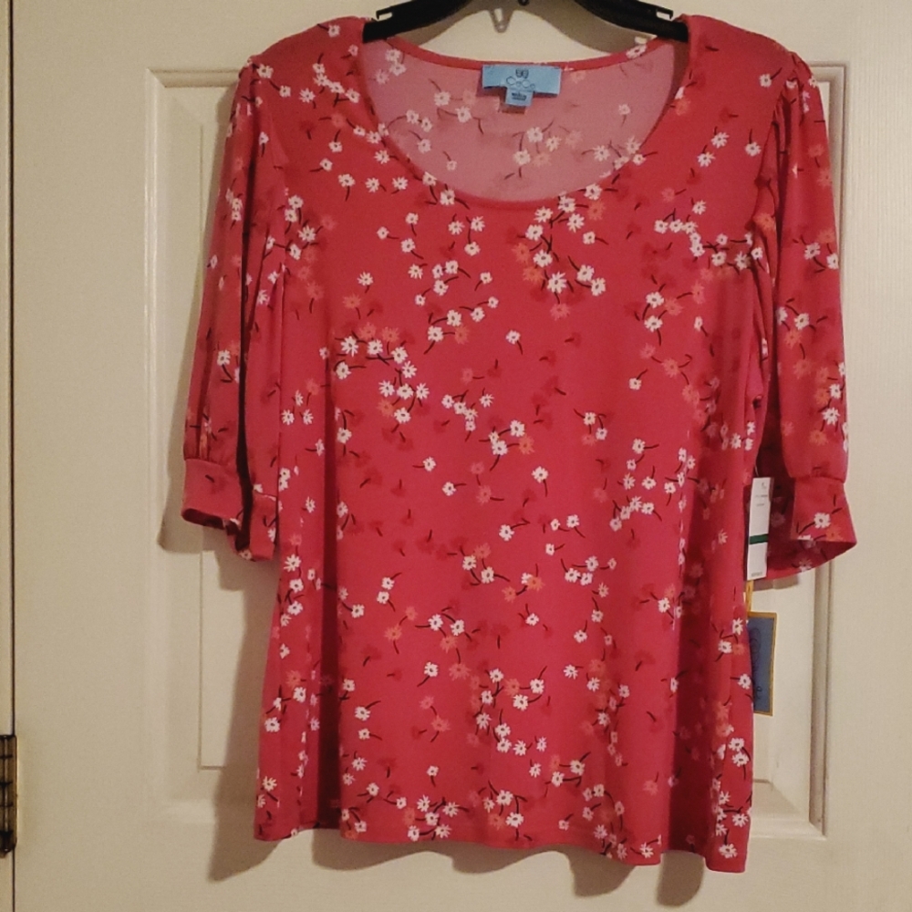 Floral Pink Women's Top